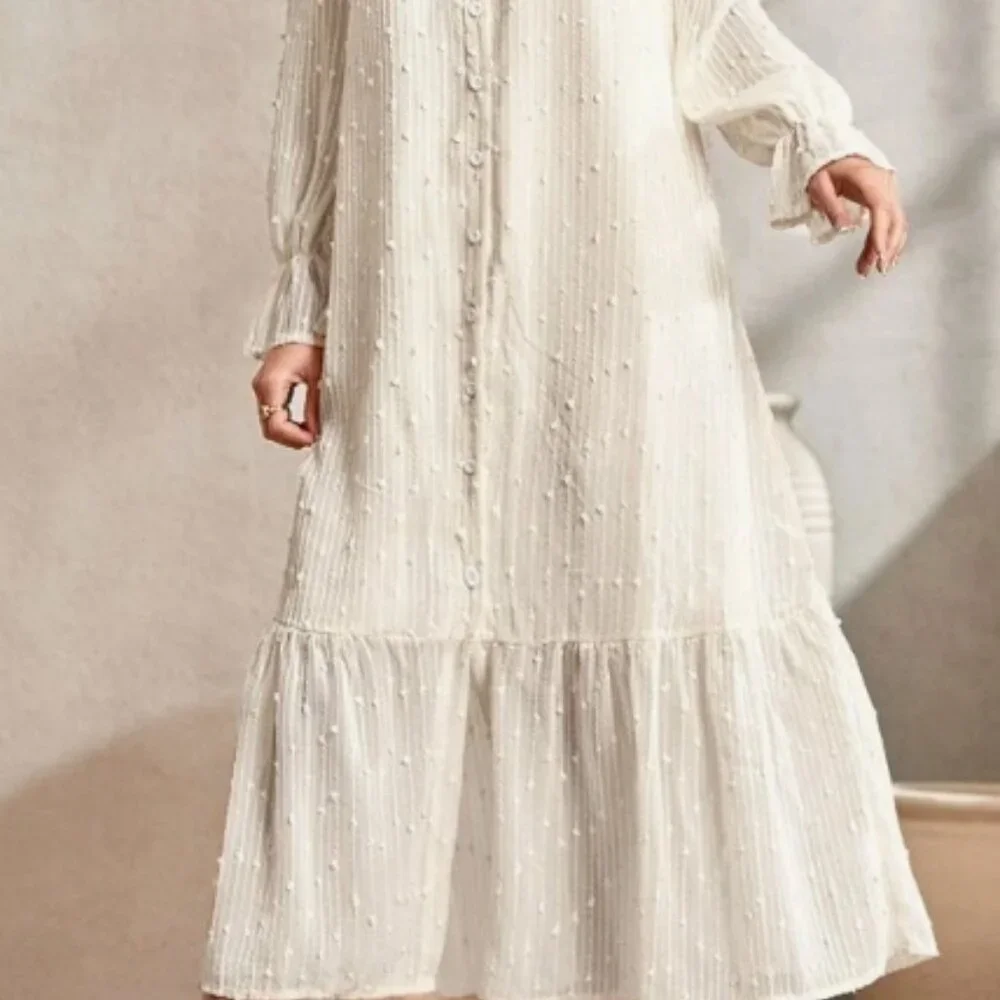 Swiss Dot Maxi Dress - Picture 4 of 5